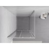 Mexen Exo-S kabina prysznicowa rozsuwana 100 x 100 cm, transparent, chrom - 8151-100-100-01-00
