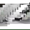Mexen Exo kabina prysznicowa uchylna 135 x 75 cm, transparent, chrom - 819-135-075-01-00