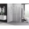Mexen Exo-R kabina prysznicowa uchylna 115 x 85 cm, transparent, chrom - 819-115-085-01-00