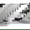 Mexen Exo kabina prysznicowa uchylna 155 x 85 cm, transparent, chrom - 819-155-085-01-00