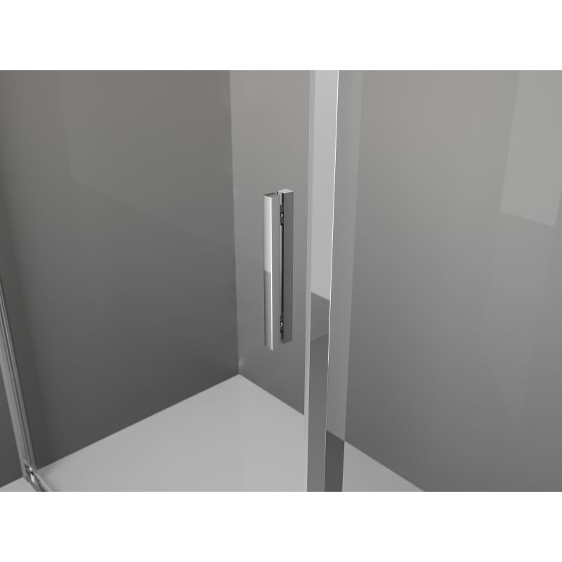 Mexen Exo-R kabina prysznicowa uchylna 115 x 85 cm, transparent, chrom - 819-115-085-01-00