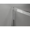 Mexen Exo-R kabina prysznicowa uchylna 115 x 85 cm, transparent, chrom - 819-115-085-01-00