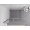 Mexen Exo kabina prysznicowa uchylna 125 x 90 cm, transparent, chrom - 819-125-090-01-00