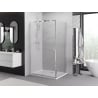 Mexen Exo kabina prysznicowa uchylna 155 x 90 cm, transparent, chrom - 819-155-090-01-00