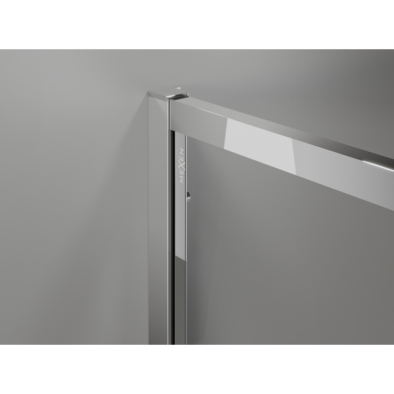 Mexen Exo-R kabina prysznicowa uchylna 160 x 95 cm, transparent, chrom - 819-160-095-01-00
