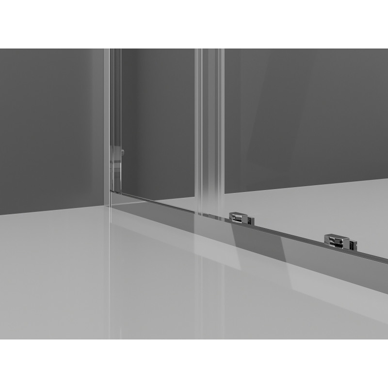 Mexen Exo-S kabina prysznicowa rozsuwana 120 x 80 cm, transparent, chrom - 8151-120-080-01-00