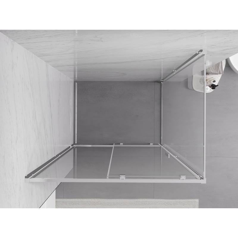 Mexen Exo-S kabina prysznicowa rozsuwana 125 x 85 cm, transparent, chrom - 8151-125-085-01-00