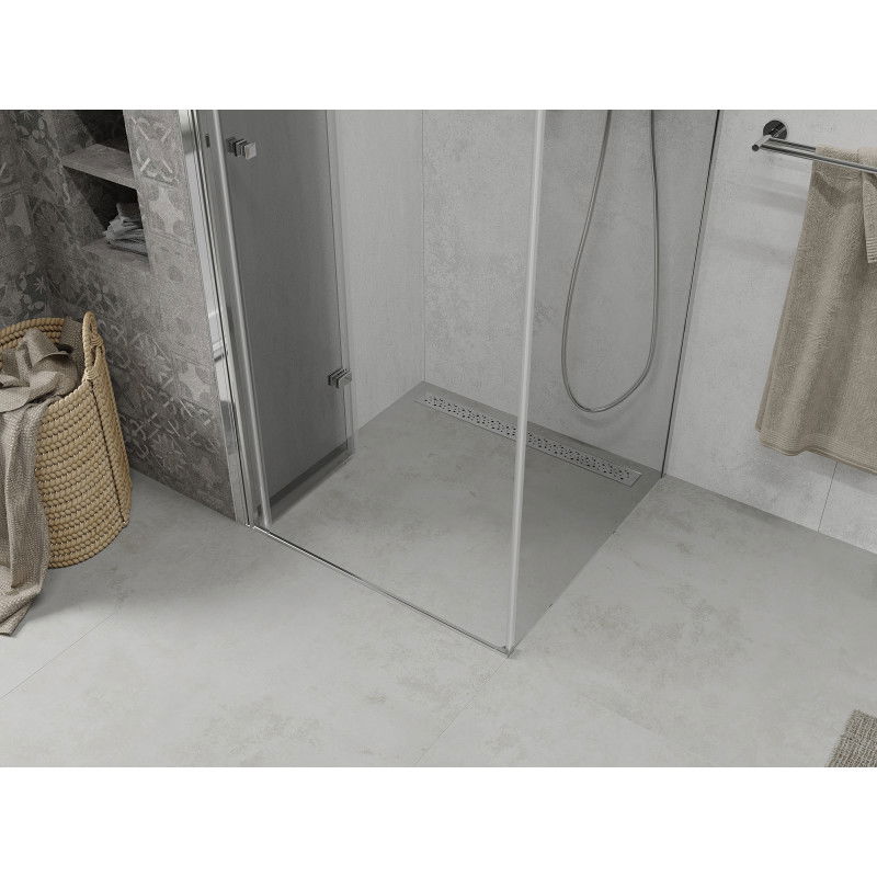 Mexen Lima kabina prysznicowa składana 80 x 80 cm, transparent, chrom - 856-080-080-01-00