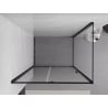 Mexen Exo kabina prysznicowa uchylna 135 x 80 cm, transparent, czarna - 819-135-080-70-00