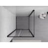 Mexen Exo kabina prysznicowa uchylna 90 x 90 cm, transparent, czarna - 819-090-090-70-00