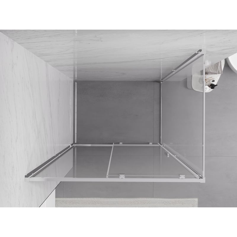 Mexen Exo kabina prysznicowa rozsuwana 115 x 100 cm, transparent, chrom - 8151-115-100-01-00