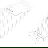 Mexen Exo kabina prysznicowa rozsuwana 140 x 100 cm, transparent, chrom - 8151-140-100-01-00