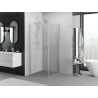Mexen Exo kabina prysznicowa kwadratowa uchylna 100 x 100 cm, transparent, chrom - 8110-110-110-01-00