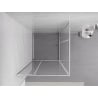 Mexen Exo kabina prysznicowa kwadratowa uchylna 100 x 100 cm, transparent, chrom - 8110-110-110-01-00