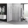 Mexen Exo-BR kabina prysznicowa uchylna 85 x 70 cm, transparent, chrom - 8181-085-070-01-00