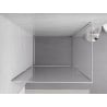 Mexen Exo kabina prysznicowa uchylna 90 x 70 cm, transparent, chrom - 8181-090-070-01-00