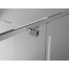 Mexen Exo-BR kabina prysznicowa uchylna 90 x 75 cm, transparent, chrom - 8181-090-075-01-00