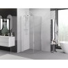 Mexen Exo-BR kabina prysznicowa uchylna 85 x 85 cm, transparent, chrom - 8181-085-085-01-00