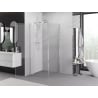 Mexen Exo kabina prysznicowa uchylna 85 x 85 cm, transparent, chrom - 8181-085-085-01-00