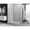 Mexen Exo-BR kabina prysznicowa uchylna 90 x 85 cm, transparent, chrom - 8181-090-085-01-00