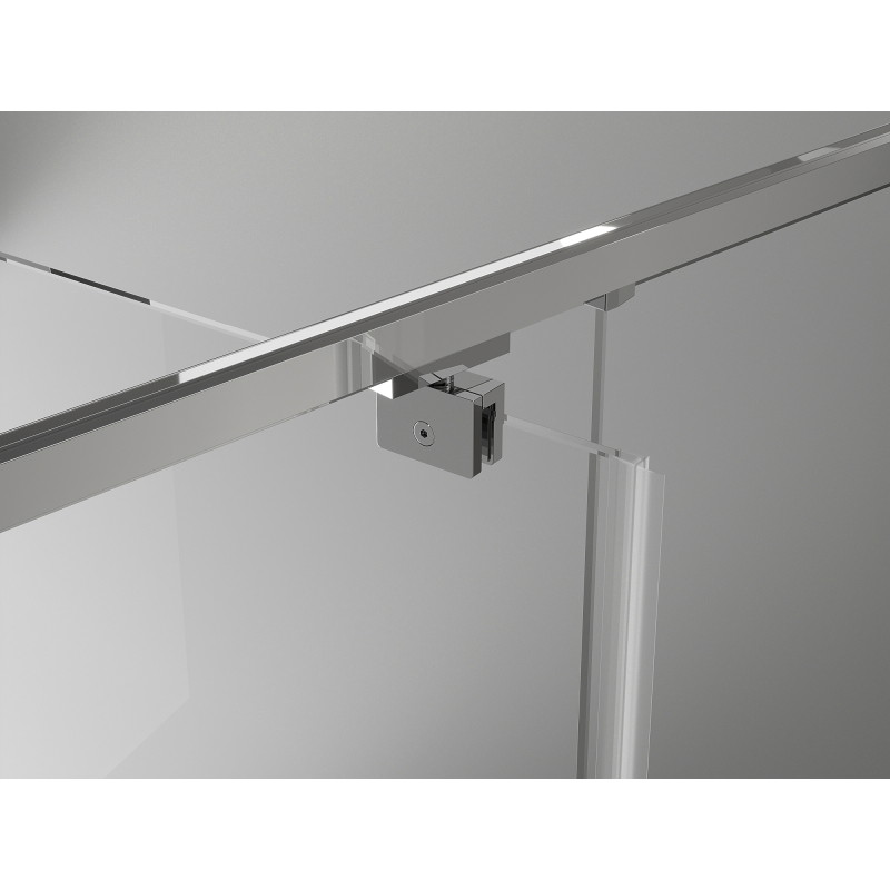 Mexen Exo-BR kabina prysznicowa uchylna 100 x 90 cm, transparent, chrom - 8181-100-090-01-00