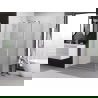 Mexen Exo kabina prysznicowa uchylna 100 x 95 cm, transparent, chrom - 8181-100-095-01-00