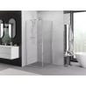 Mexen Exo kabina prysznicowa uchylna 100 x 100 cm, transparent, chrom - 8181-100-100-01-00