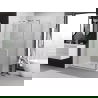 Mexen Exo kabina prysznicowa uchylna 95 x 100 cm, transparent, chrom - 8181-095-100-01-00
