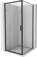 Mexen Exo-S kabina prysznicowa rozsuwana 90 x 90 cm, transparent, czarna - 8151-090-090-70-00