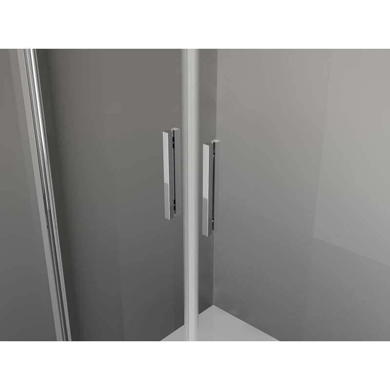 Mexen Exo kabina prysznicowa uchylna 80 x 90 cm, transparent, chrom - 814-080-090-01-00
