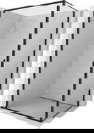 Mexen Exo kabina prysznicowa uchylna 70 x 80 cm, transparent, czarna - 8181-070-080-70-00