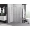 Mexen Exo kabina prysznicowa uchylna 80 x 100 cm, transparent, chrom - 814-080-100-01-00