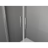 Mexen Exo kabina prysznicowa uchylna 80 x 100 cm, transparent, chrom - 814-080-100-01-00