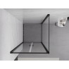 Mexen Exo-B Duo kabina prysznicowa uchylna 70 x 70 cm, transparent, czarna - 814-070-070-70-00