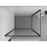 Mexen Exo-BR kabina prysznicowa uchylna 85 x 90 cm, transparent, czarna - 8181-085-090-70-00