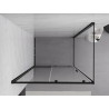Mexen Exo-S kabina prysznicowa rozsuwana 150 x 70 cm, transparent, czarna - 8151-150-070-70-00