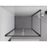 Mexen Exo-B Duo kabina prysznicowa uchylna 70 x 80 cm, transparent, czarna - 814-070-080-70-00