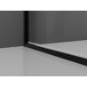 Mexen Exo kabina prysznicowa uchylna 90 x 80 cm, transparent, czarna - 814-090-080-70-00