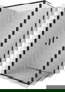 Mexen Exo kabina prysznicowa uchylna 90 x 95 cm, transparent, czarna - 814-090-095-70-00