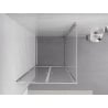 Mexen Exo kabina prysznicowa uchylna 80 x 80 cm, transparent, chrom - 8182-080-080-01-00