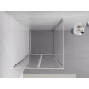 Mexen Exo-BR Duo kabina prysznicowa uchylna 90 x 90 cm, transparent, chrom - 8182-090-090-01-00