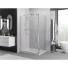 Mexen Exo-BR Duo kabina prysznicowa uchylna 80 x 70 cm, transparent, chrom - 8182-080-070-01-00