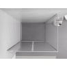 Mexen Exo kabina prysznicowa uchylna 90 x 75 cm, transparent, chrom - 8182-090-075-01-00