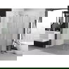 Mexen Exo kabina prysznicowa uchylna 100 x 85 cm, transparent, chrom - 8182-100-085-01-00