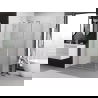 Mexen Exo kabina prysznicowa uchylna 100 x 85 cm, transparent, chrom - 8182-100-085-01-00