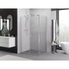 Mexen Exo kabina prysznicowa uchylna 80 x 95 cm, transparent, chrom - 8182-080-095-01-00