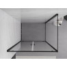 Mexen Exo-BR Duo kabina prysznicowa uchylna 90 x 80 cm, transparent, czarna - 8182-090-080-70-00