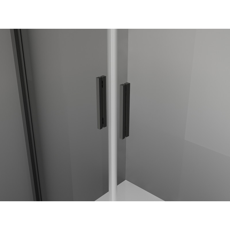Mexen Exo kabina prysznicowa uchylna 70 x 85 cm, transparent, czarna - 8182-070-085-70-00