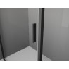 Mexen Exo-S kabina prysznicowa rozsuwana 90 x 100 cm, transparent, czarna - 8151-090-100-70-00