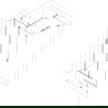 Mexen Velar ścianka prysznicowa rozsuwana Walk-in 120 x 200 cm, transparent 8 mm, chrom - 871-120-000-03-01